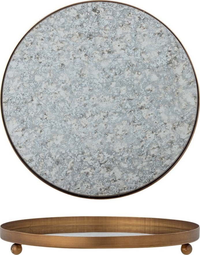 Skleněný dekorační tác ø 35 cm Glacier – Bloomingville Bloomingville