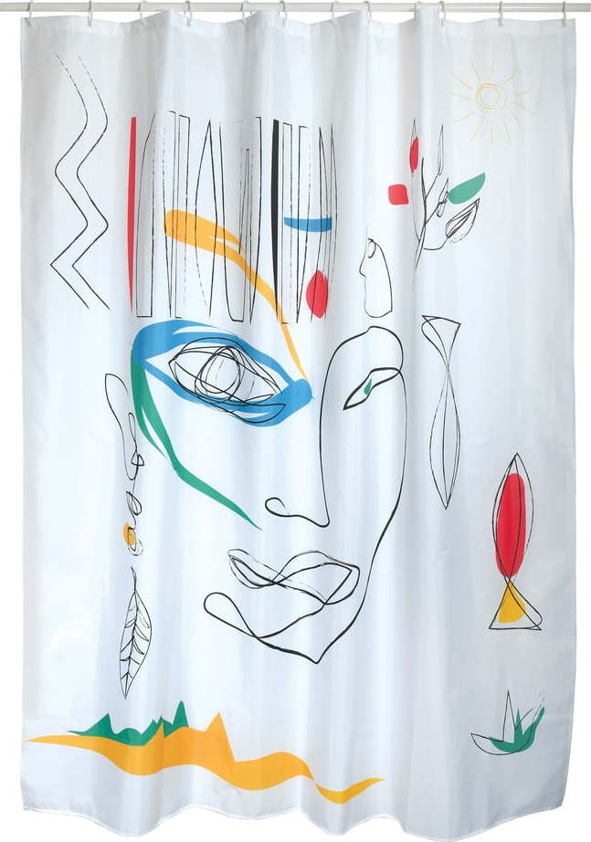 Sprchový závěs 180x200 cm Faces – Spirella SPIRELLA