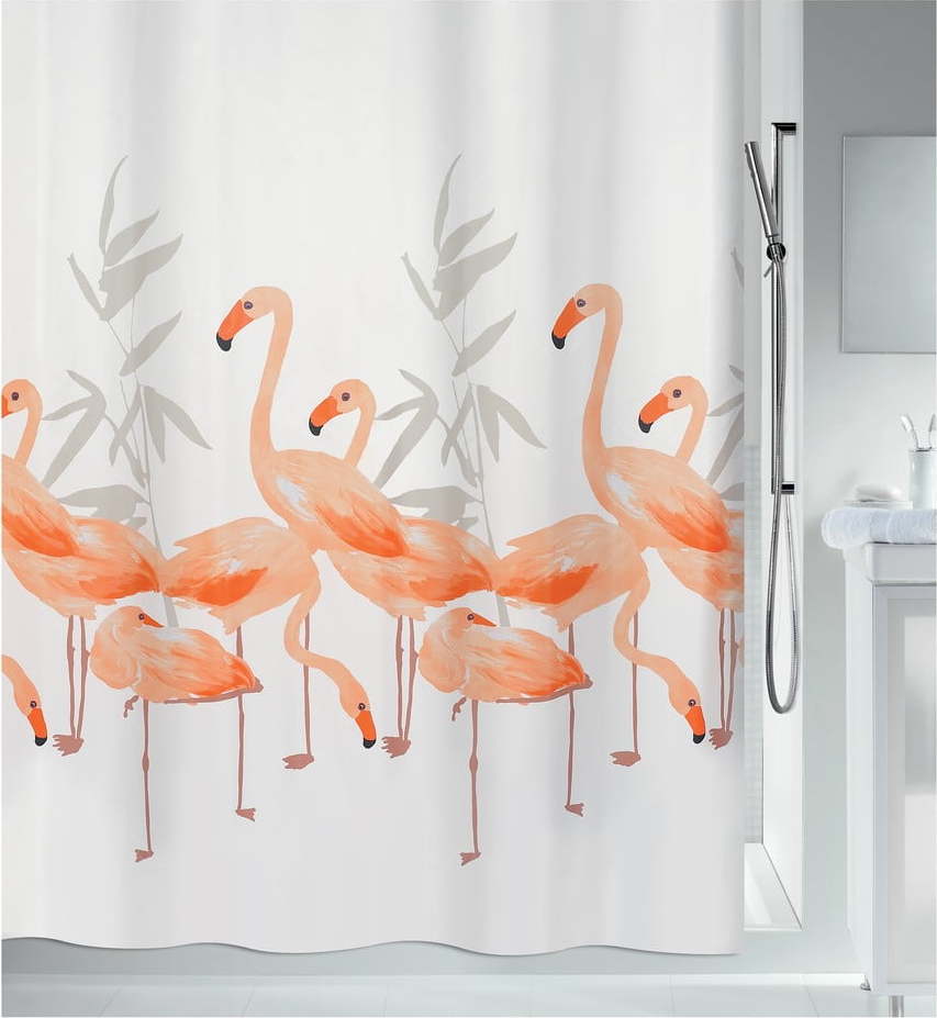 Sprchový závěs 180x200 cm Flamingo – Spirella SPIRELLA