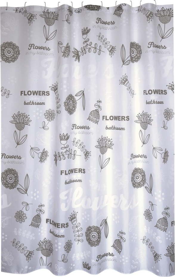 Sprchový závěs 180x200 cm Flowers – MSV MSV