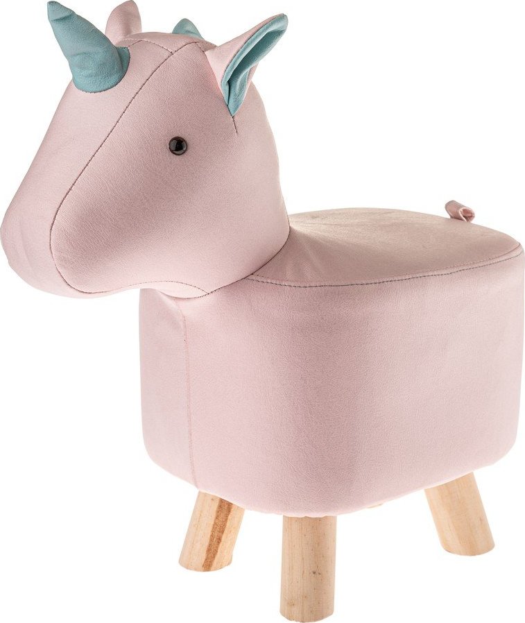 Světle růžová dětská stolička Unicorn – Dakls Dakls
