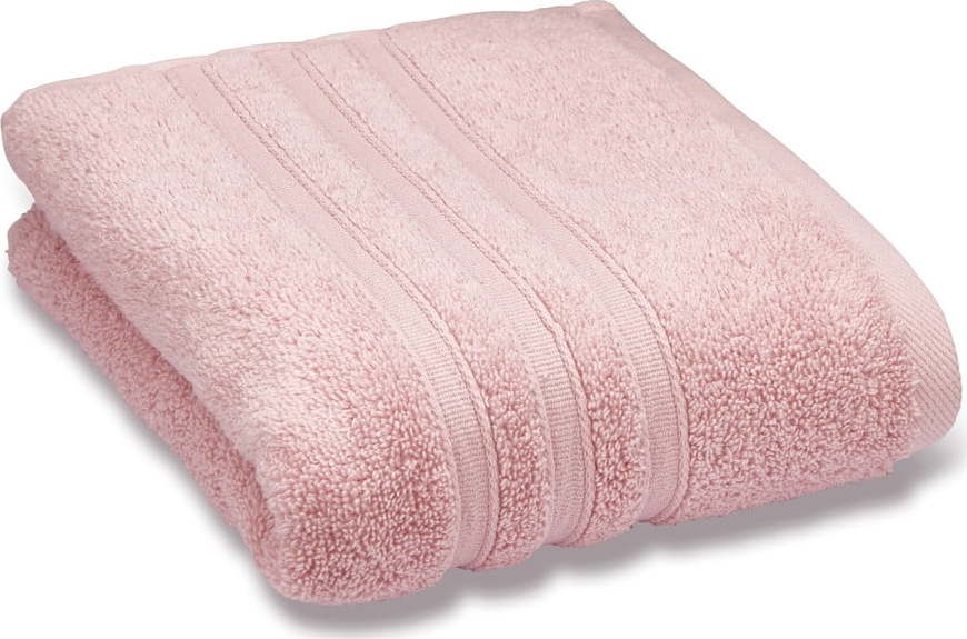 Světle růžová froté bavlněná osuška 90x140 cm Zero Twist – Catherine Lansfield Catherine Lansfield