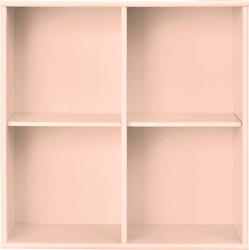 Světle růžová závěsná knihovna 70x70x27 cm Mistral – Hammel Furniture Hammel Furniture