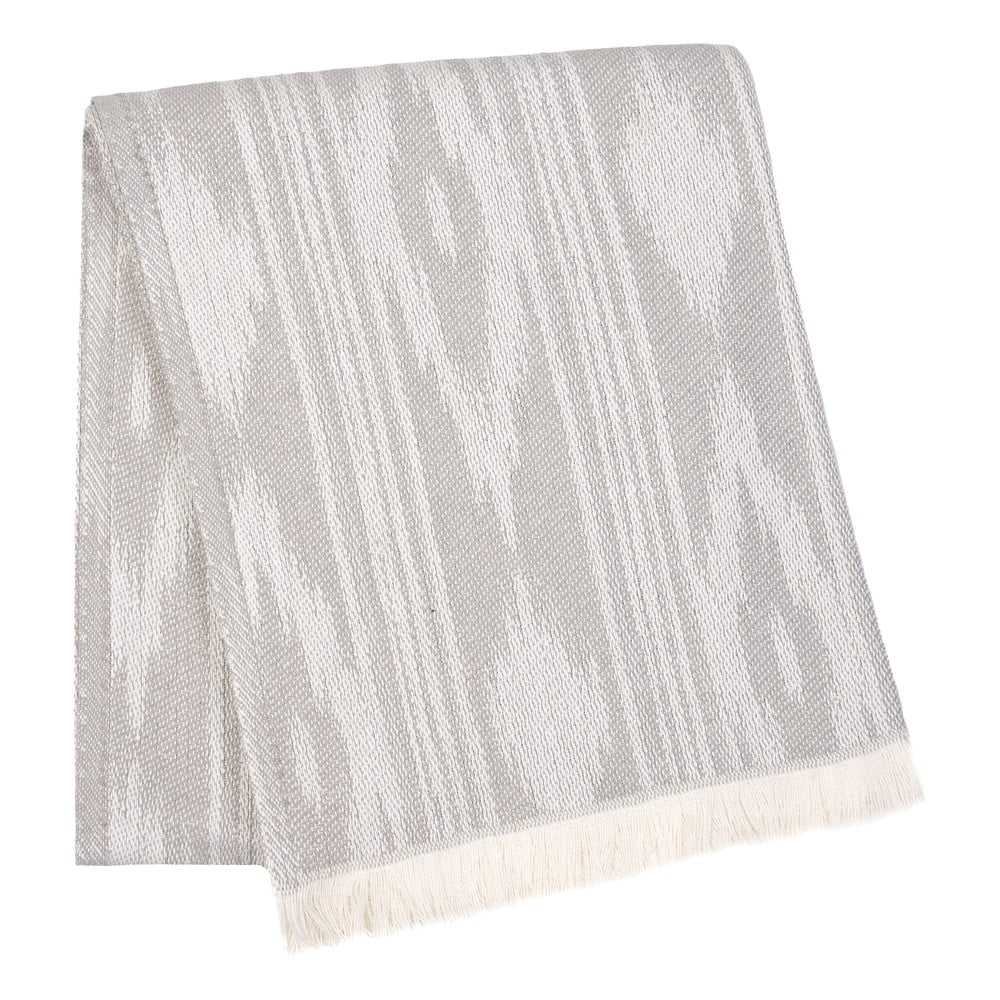 Světle šedá deka s příměsí bavlny 140x180 cm Formentera – Euromant Euromant