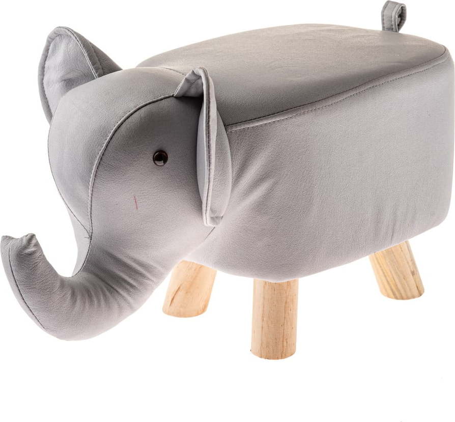 Světle šedá dětská stolička Elephant – Dakls Dakls