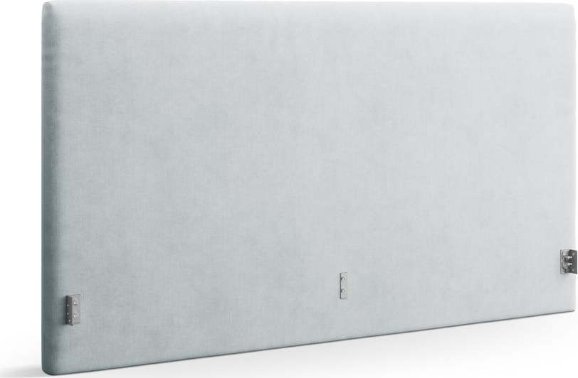 Světle šedé čalouněné čelo postele 190