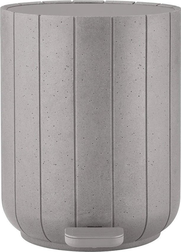 Světle šedý nášlapný odpadkový koš z polyresinu 3 l Kua – Blomus Blomus