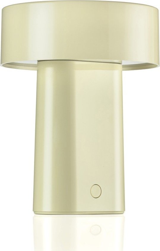 Světle zelená plastová LED stolní lampa (výška 18 cm) Oblong – Zone Zone