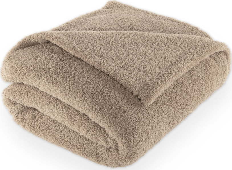 Taupe deka z mikroplyše 150x200 cm Cocoon – Tiseco Home Studio Tiseco Home Studio