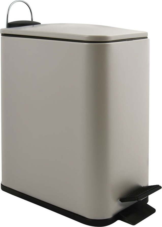 Taupe nášlapný ocelový odpadkový koš 5 l Erik – Spirella SPIRELLA