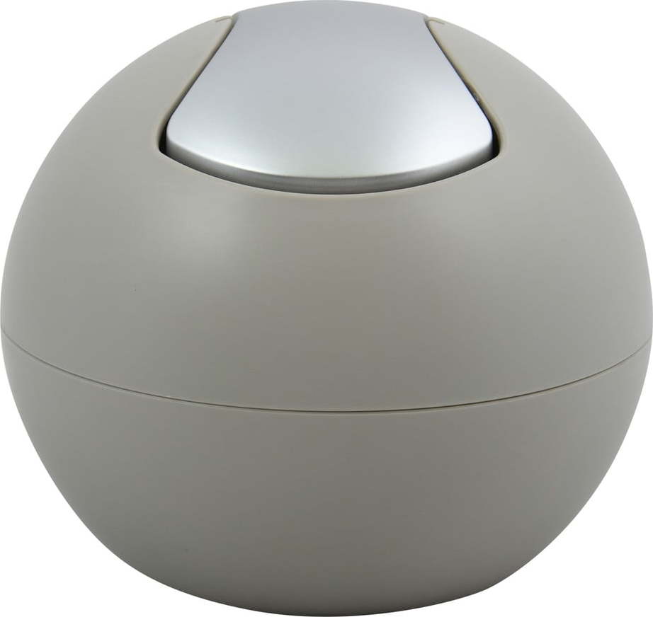 Taupe plastový odpadkový koš 1 l Bowl Matt – Spirella SPIRELLA