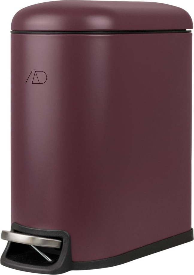 Tmavě fialový nášlapný kovový odpadkový koš 5 l Mini Walther – Mette Ditmer Denmark Mette Ditmer Denmark