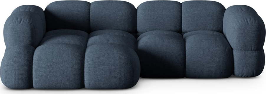 Tmavě modrá rohová pohovka (levý roh/s lenoškou) Loretto – Cosmopolitan Design Cosmopolitan design