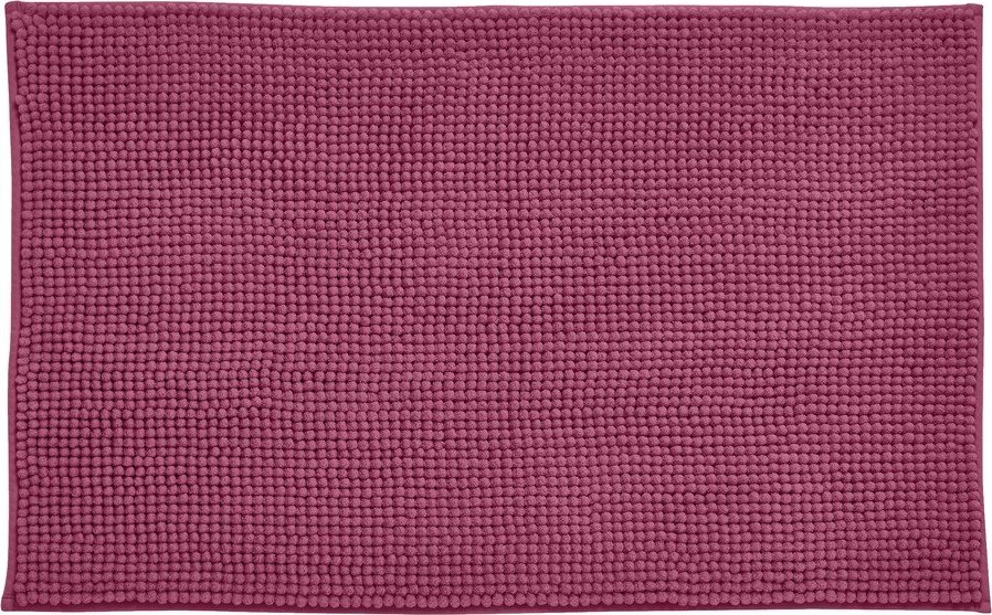 Tmavě růžová koupelnová předložka 50x80 cm Bobble – Catherine Lansfield Catherine Lansfield