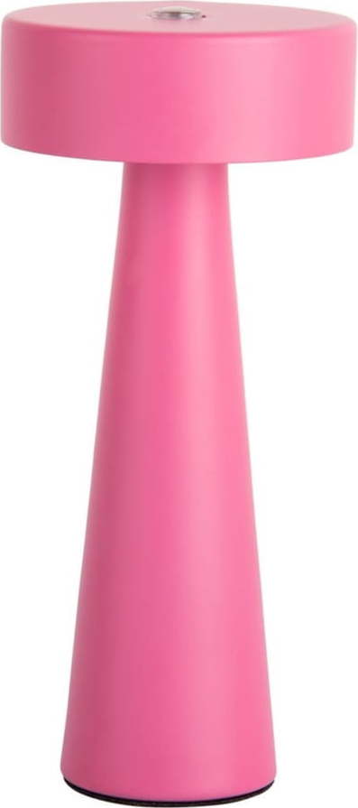 Tmavě růžová LED stolní lampa (výška 16
