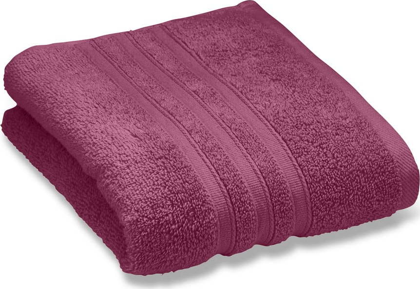 Tmavě růžový froté bavlněný ručník 50x85 cm Zero Twist – Catherine Lansfield Catherine Lansfield
