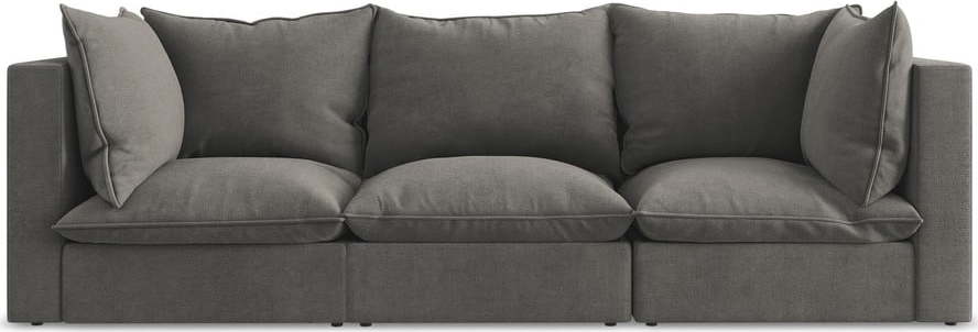 Tmavě šedá pohovka 255 cm Manao – Makamii Makamii