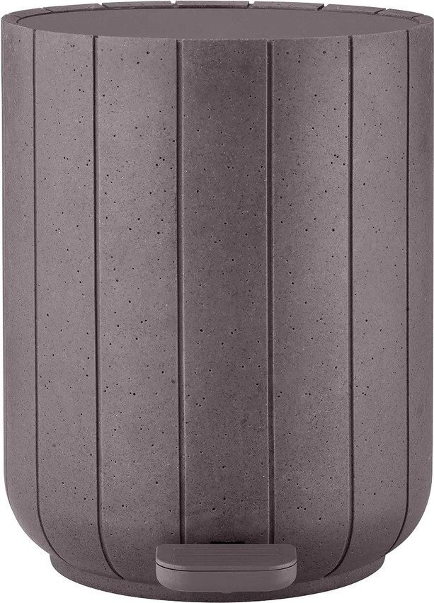 Tmavě šedý nášlapný odpadkový koš z polyresinu 3 l Kua – Blomus Blomus