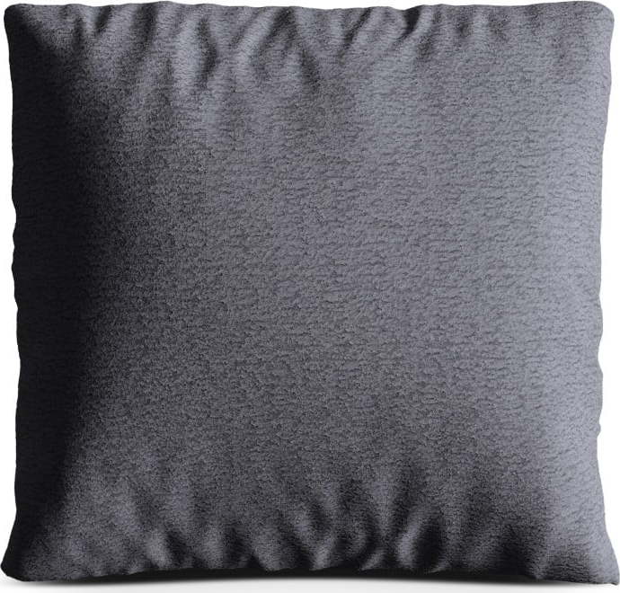 Tmavě šedý polštář na gauč z textilie bouclé Kemi – Cosmopolitan Design Cosmopolitan design