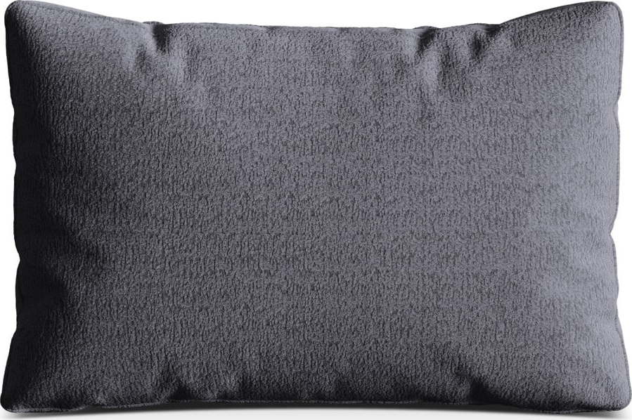 Tmavě šedý polštář na gauč z textilie bouclé Kemi – Cosmopolitan Design Cosmopolitan design