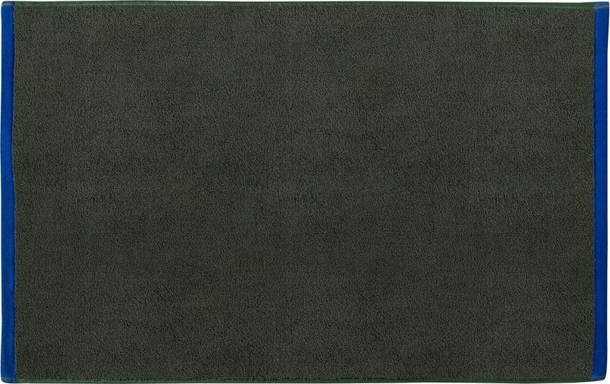 Tmavě zelená/modrá koupelnová předložka z bio bavlny 50x80 cm Soft – Mette Ditmer Denmark Mette Ditmer Denmark
