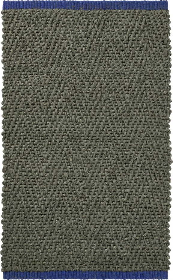 Tmavě zelený jutový koberec 50x80 cm Notes – Mette Ditmer Denmark Mette Ditmer Denmark