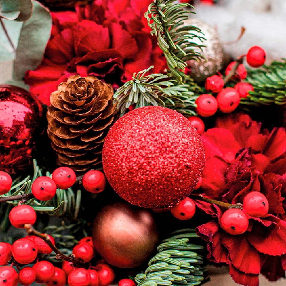 Ubrousky v sadě 20 ks 33x33 cm Noel – Homéa Homea