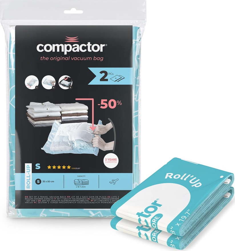 Vakuové pytle v sadě 2 ks Roll Up S – Compactor Compactor