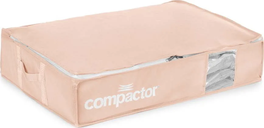 Vakuový plastový úložný box pod postel 65x45x15,5 cm Pink Edition – Compactor