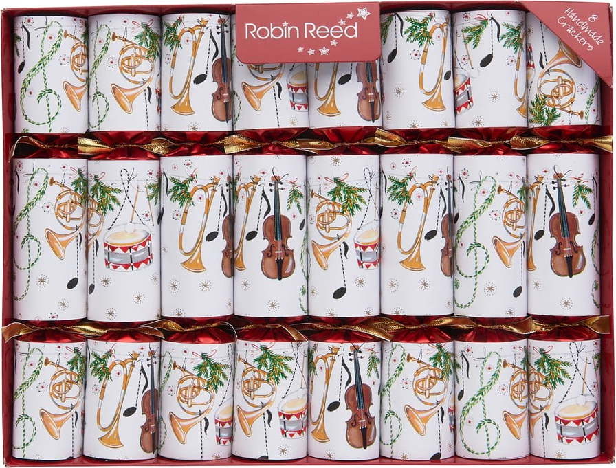 Vánoční crackery v sadě 8 ks Concerto Fanfare - Robin Reed Robin Reed