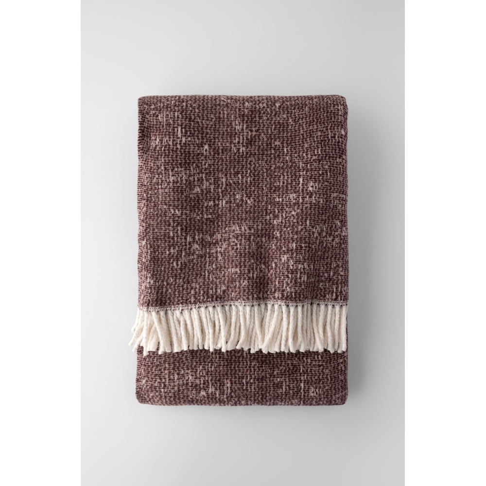 Vínová deka s příměsí bavlny 140x180 cm Stellar – Euromant Euromant