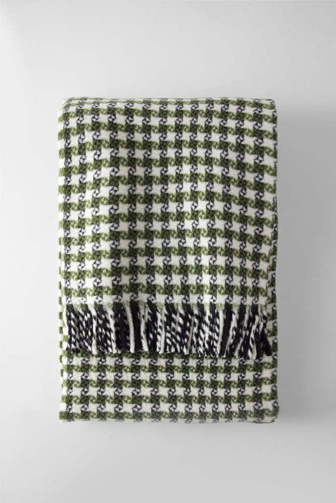 Zelená deka s příměsí bavlny 140x180 cm Emerald – Euromant Euromant