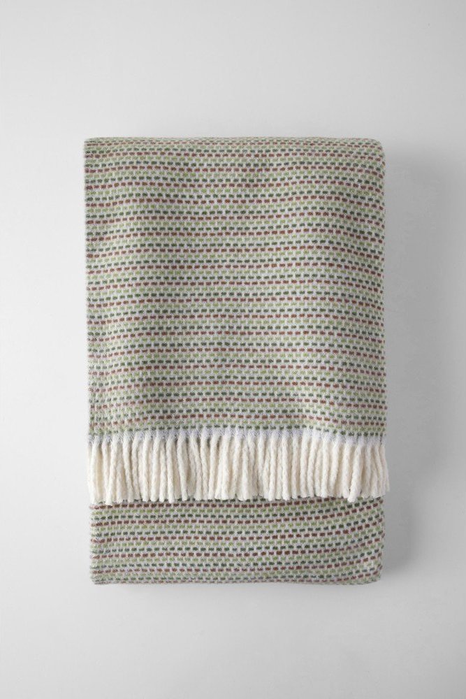 Zelená deka s příměsí bavlny 140x180 cm Multi-Zen – Euromant Euromant