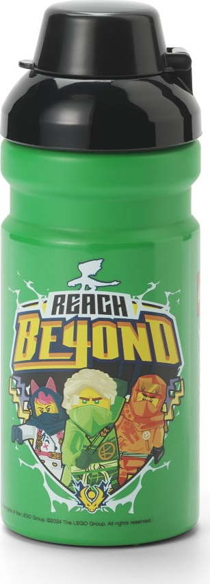 Zelená dětská lahev 390 ml Ninjago – LEGO® LEGO