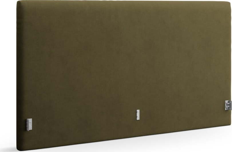 Zelené čalouněné čelo postele 170