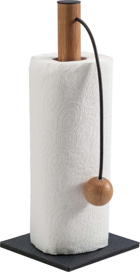 Antracitový stojan na papírové utěrky ø 13 cm Hippo – LIND DNA Lind DNA