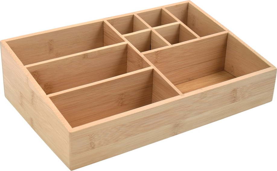 Bambusový koupelnový organizér na kosmetiku v přírodní barvě Isalys – MSV MSV