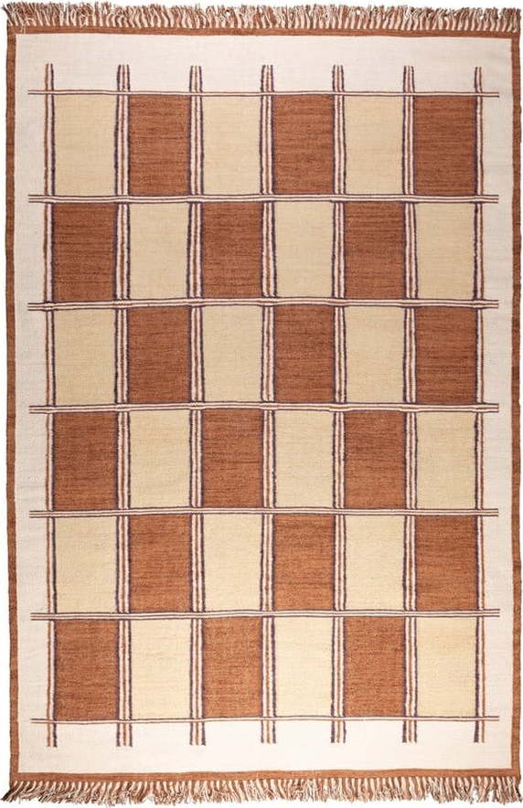 Bavlněný koberec v terakotové barvě 200x300 cm Gambit – Dutchbone Dutchbone