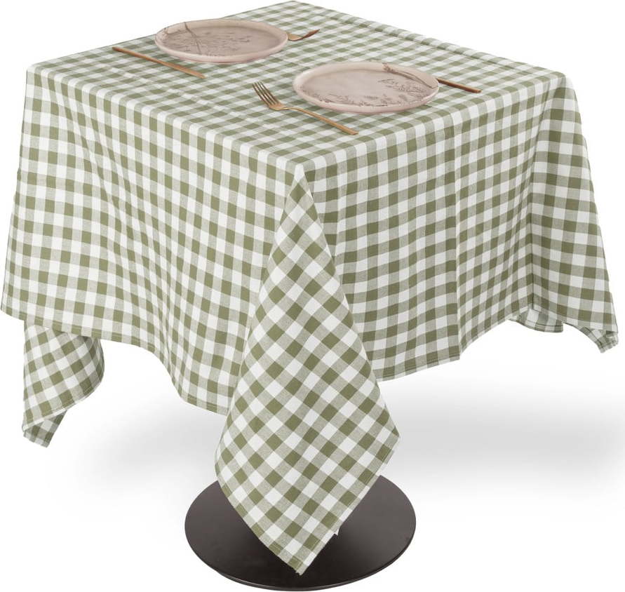 Bavlněný ubrus 150x150 cm Gingham – Tiseco Home Studio Tiseco Home Studio