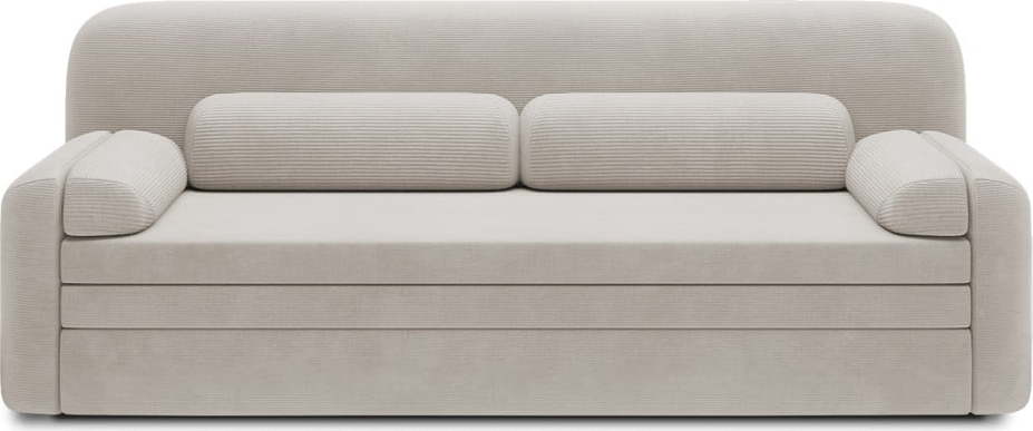 Béžová manšestrová rozkládací/s úložným prostorem pohovka 236 cm Elioss – ELTAP ELTAP