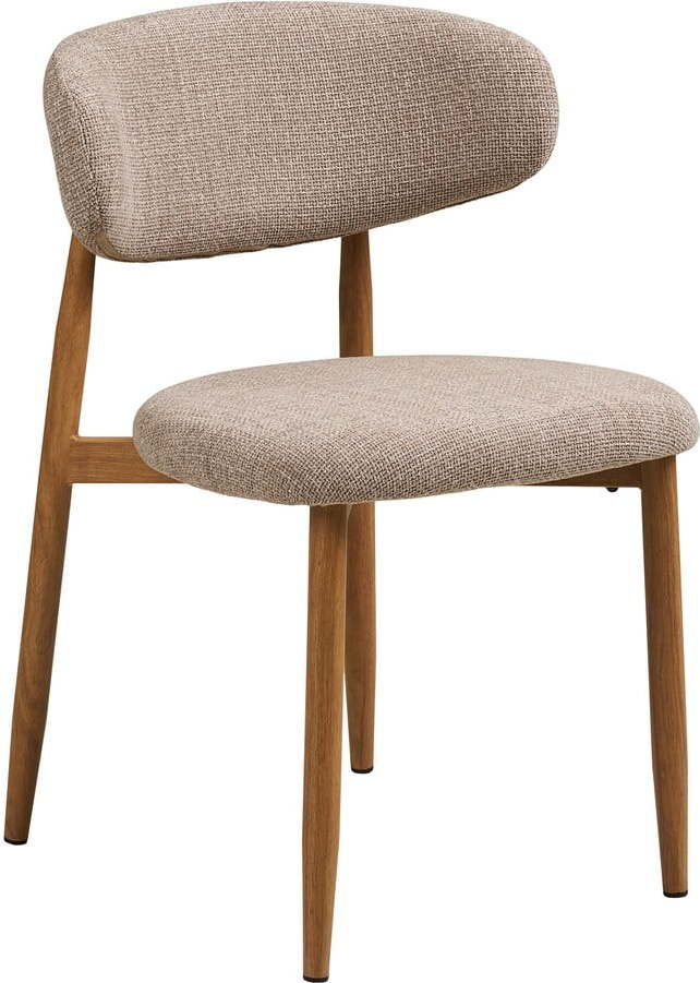 Béžová/v přírodní barvě čalouněná jídelní židle Levanto – House Nordic House Nordic
