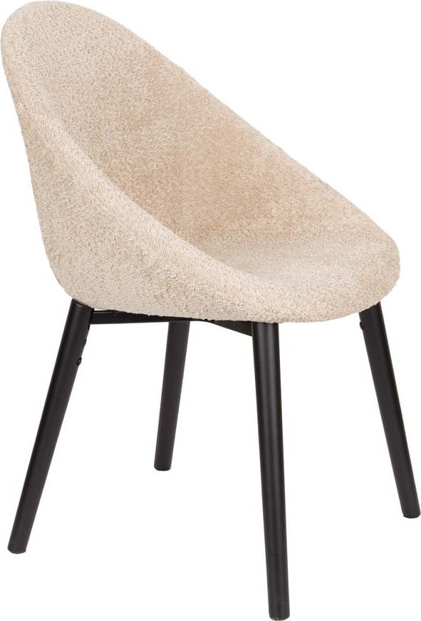 Béžové čalouněné jídelní křeslo Fenna – Dutchbone Dutchbone