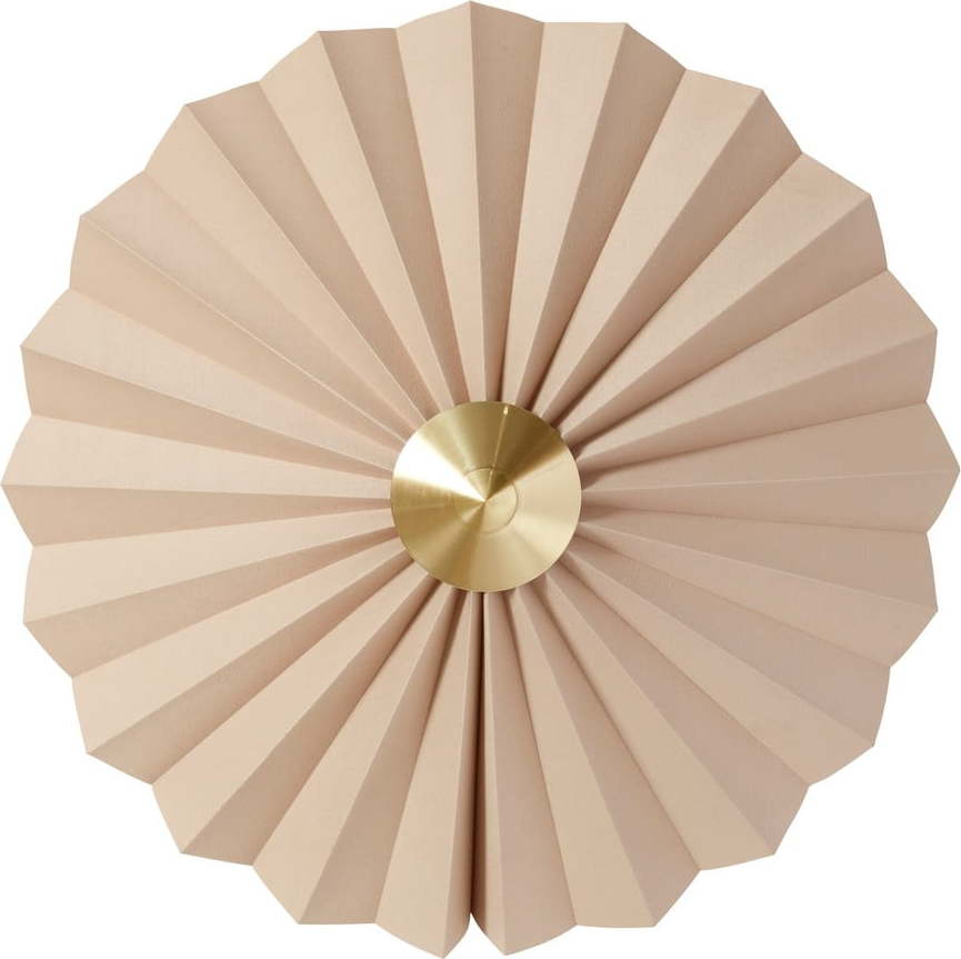 Béžové nástěnné svítidlo do zásuvky ø 48 cm Pliss – Hübsch Hübsch