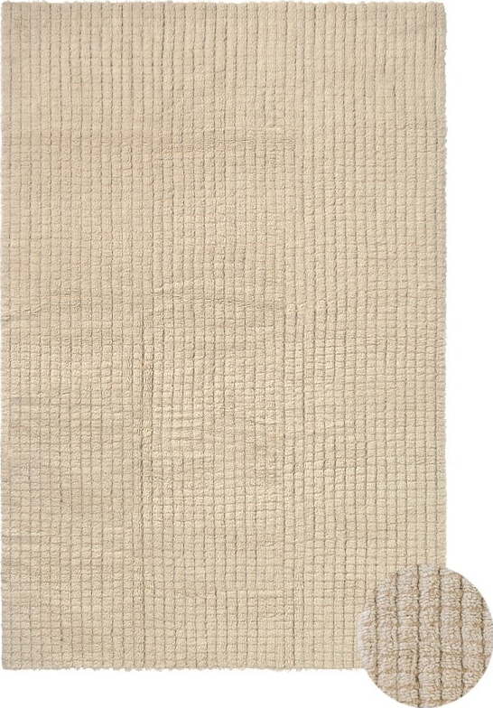 Béžový pratelný/ručně tkaný vlněný koberec 200x300 cm Unexpected Wool – Lorena Canals Lorena Canals