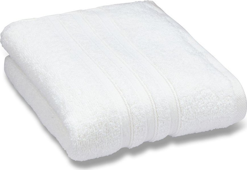 Bílá froté bavlněná osuška 90x140 cm Zero Twist – Catherine Lansfield Catherine Lansfield