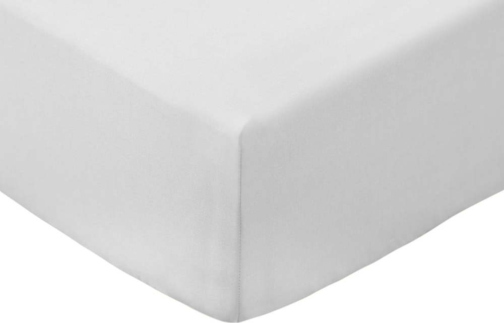 Bílé napínací prostěradlo z bavlněného perkálu 150x200 cm Cotton Percale – Bianca Bianca