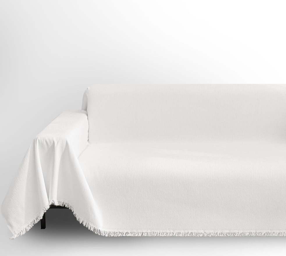 Bílý 3místný potah na pohovku Talo – Filumi Filumi