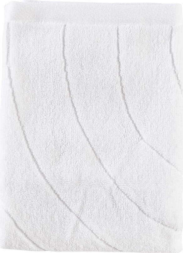 Bílý froté bavlněný ručník 50x70 cm Time – Zone Zone