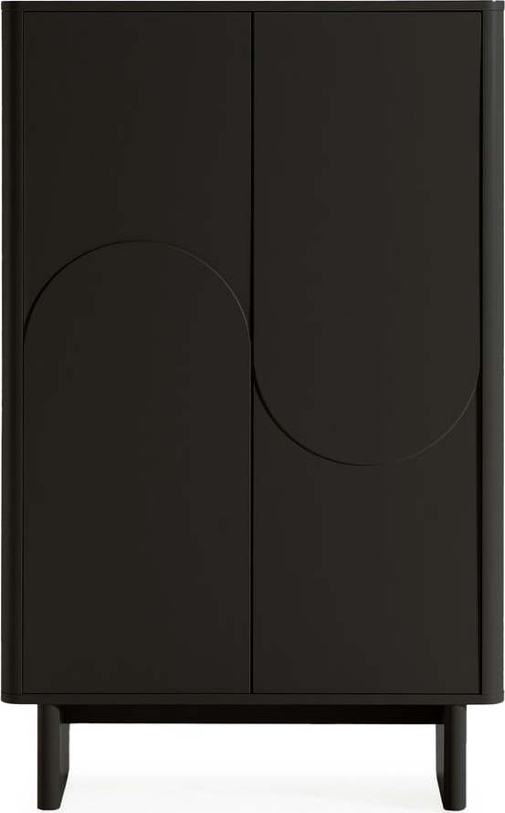 Černá skříňka 80x130x40 cm Solei – MOME Mome