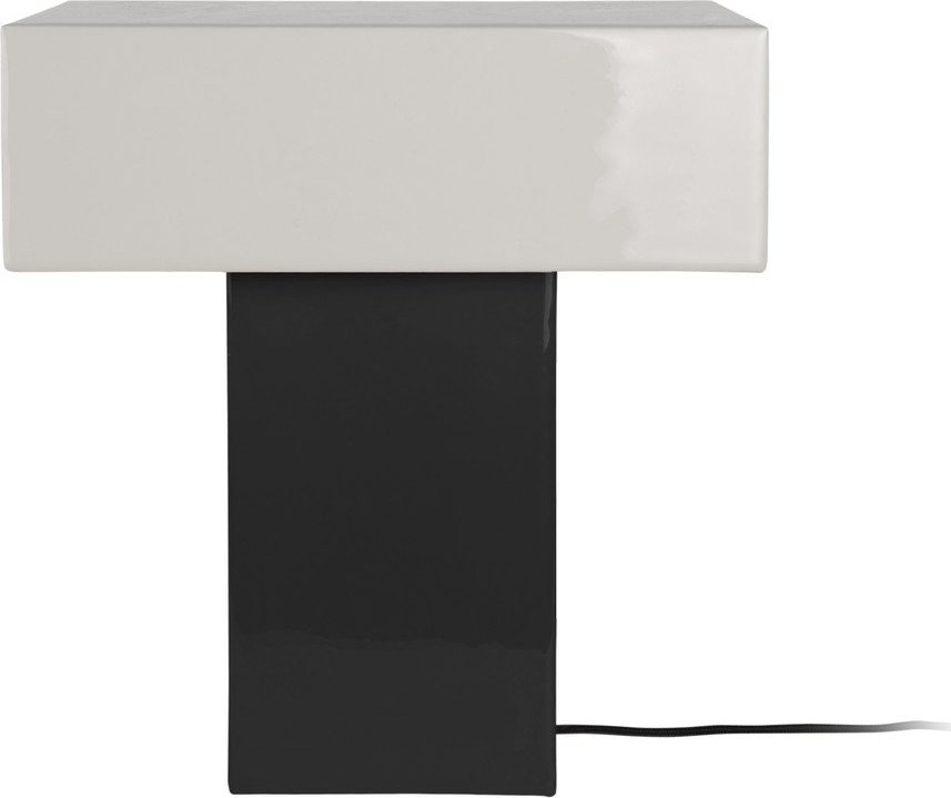 Černá stolní lampa (výška 35 cm) Grato Recto – Leitmotiv Leitmotiv